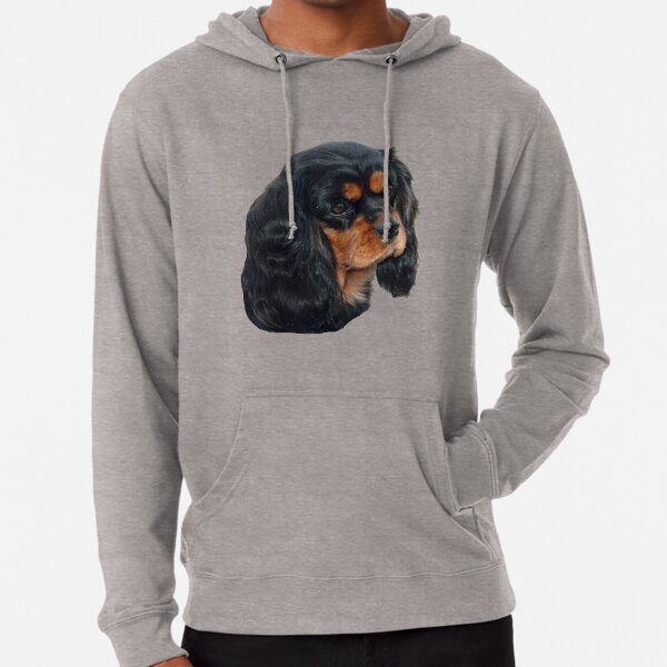 Black & Tan Cavalier King Charles Spaniel Lightweight Hoodie