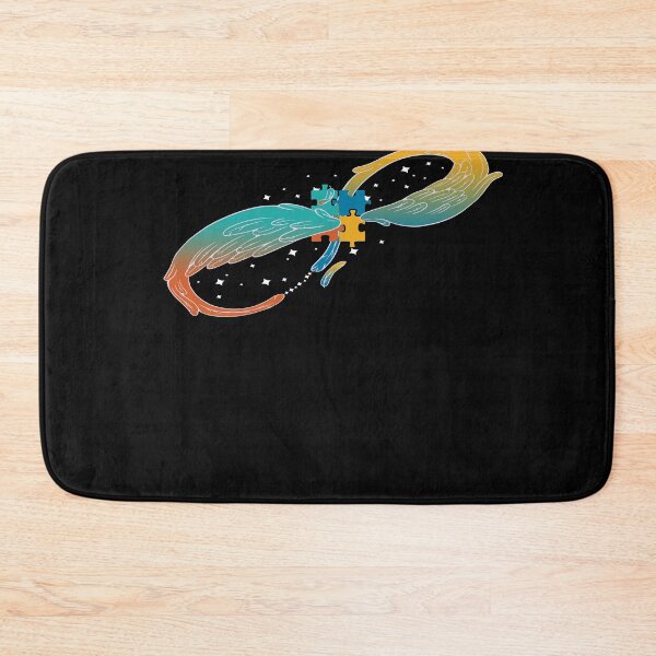 Item preview, Rainbow Wings Autism Awareness Autistic Autism Warrior designed and sold by Merchking1.
