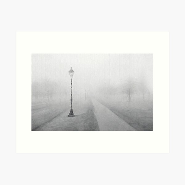 Empty Road Art Print
