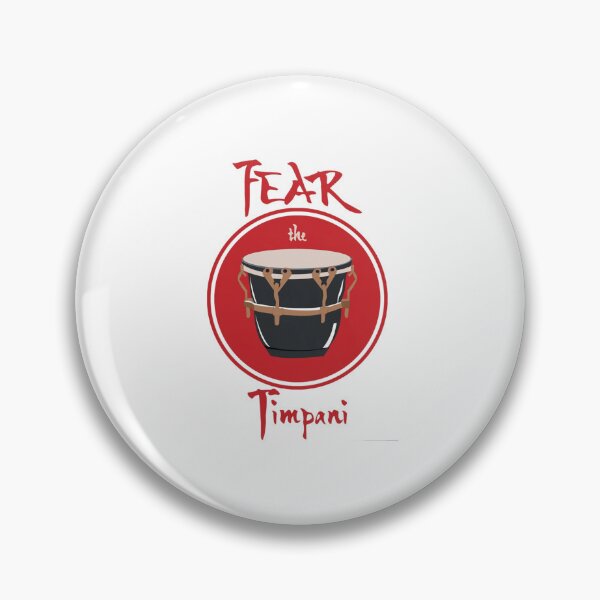 Item preview, Vintage Timpani Player Music Sticker designed and sold by ElfriedaMiller.