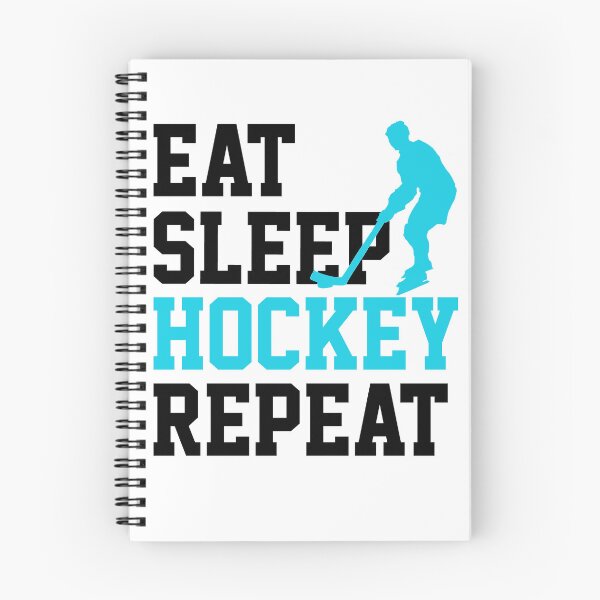Item preview, Eat Sleep Hockey Repeat - Hockey Lovers designed and sold by HappyArts90.