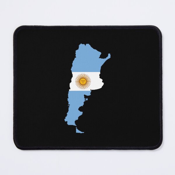 Item preview, Argentina Flag Map designed and sold by MapsClouds.