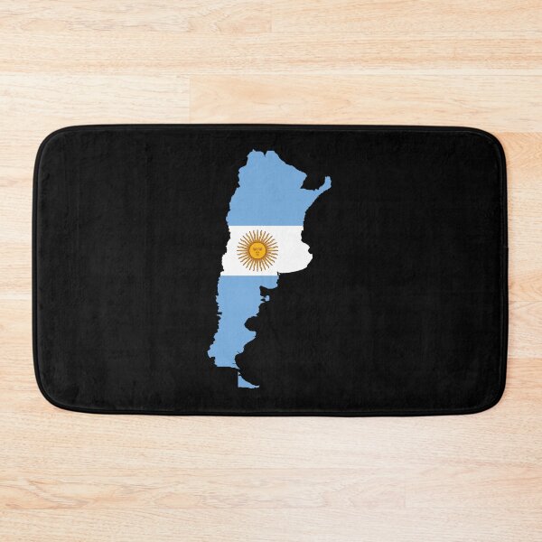 Item preview, Argentina Flag Map designed and sold by MapsClouds.