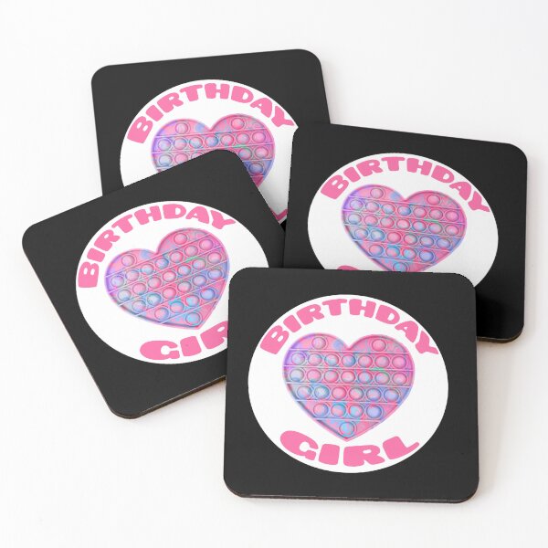 Item preview, Poppit Fidget Birthday Girl Gift Sticker designed and sold by Rhubarbbechtel.
