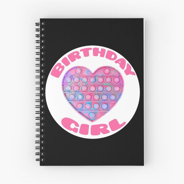 Item preview, Poppit Fidget Birthday Girl Gift Sticker designed and sold by Rhubarbbechtel.