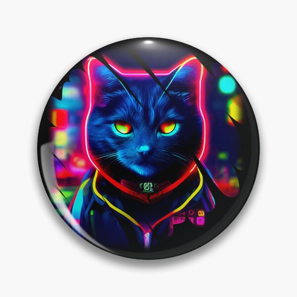 Item preview, Cyber cat designed and sold by HarriPaloma.
