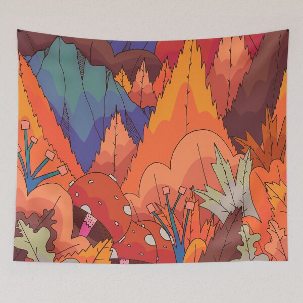 Item preview, The autumnal valley  designed and sold by Swadeillustrations.