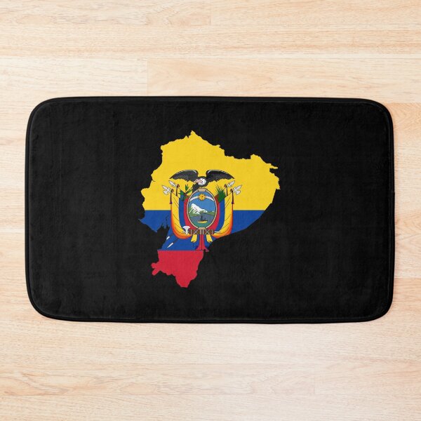 Item preview, Ecuador Flag Map designed and sold by MapsClouds.