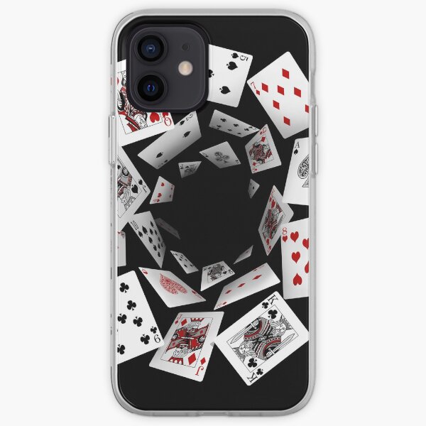 Falling Cards iPhone Soft Case