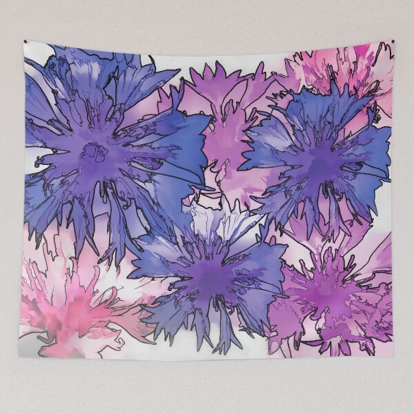 Item preview, Cornflower Collage designed and sold by SusanEileenEvans.