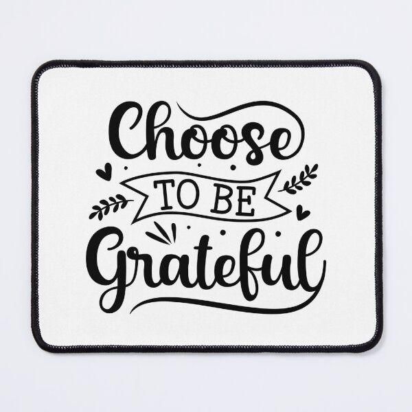 Item preview, Choose to be Grateful Inspiration handwritten lettering quote designed and sold by GraphicDream.