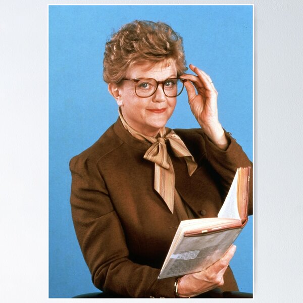 Vista previa del artículo con la obra «Jessica Fletcher en todas partes», diseñado y vendido por blancherowley.