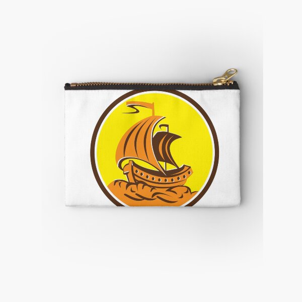 Item preview, Sailing Galleon Ship Circle Retro designed and sold by patrimonio.