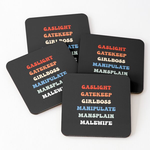 Item preview, Gaslight Gatekeep Girlboss Manipulate Mansplain Malewife designed and sold by Designer-Girl.