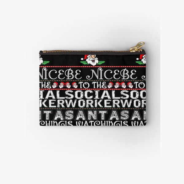 Item preview, Be Nice To Social Worker Santa Is Watching  designed and sold by aryagiri.