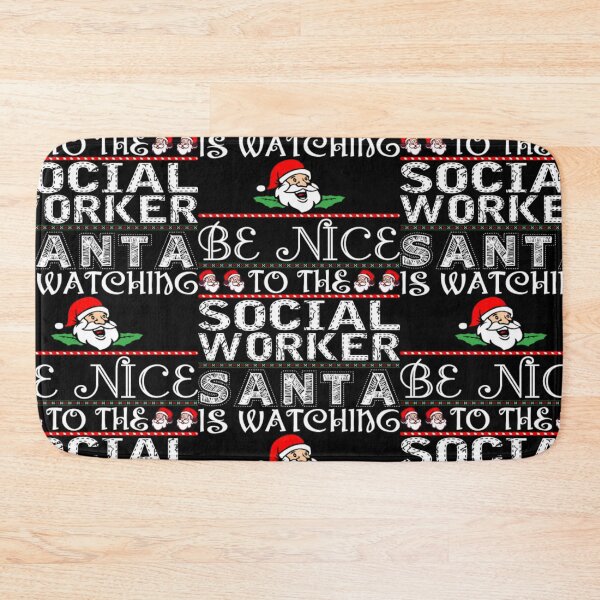 Item preview, Be Nice To Social Worker Santa Is Watching  designed and sold by aryagiri.