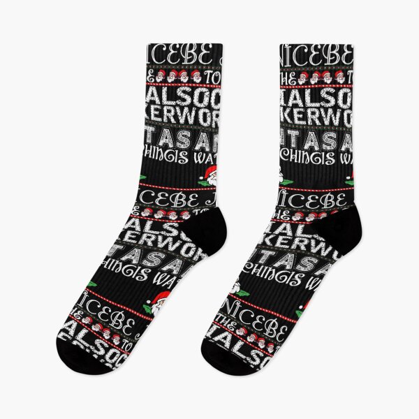 Item preview, Be Nice To Social Worker Santa Is Watching  designed and sold by aryagiri.