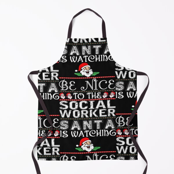 Item preview, Be Nice To Social Worker Santa Is Watching  designed and sold by aryagiri.