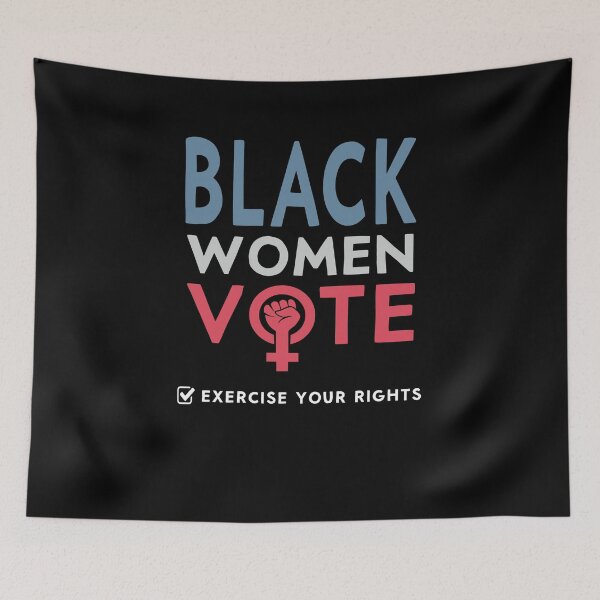 Item preview, Black Women Vote Voter 2022 Election Feminist Women Rights T-Shirt designed and sold by Merchking1.