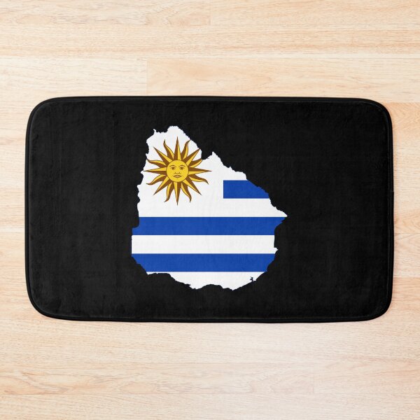 Item preview, Uruguay Flag Map designed and sold by MapsClouds.