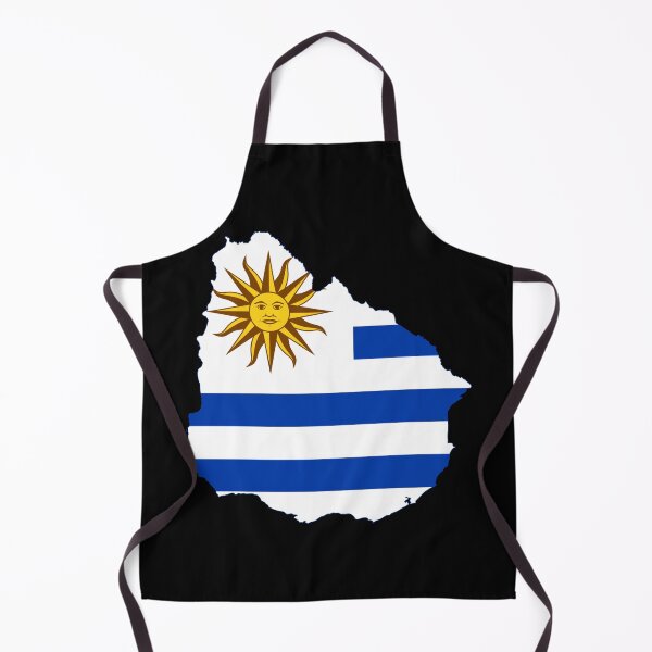 Item preview, Uruguay Flag Map designed and sold by MapsClouds.