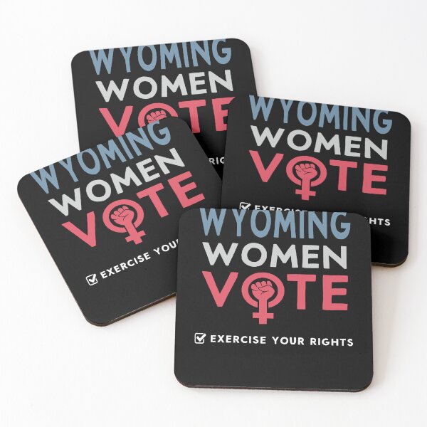 Item preview, Wyoming Women Vote Voter 2022 Election Feminist Women Rights T-Shirt designed and sold by Merchking1.