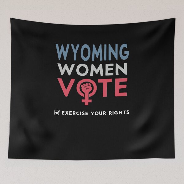 Item preview, Wyoming Women Vote Voter 2022 Election Feminist Women Rights T-Shirt designed and sold by Merchking1.