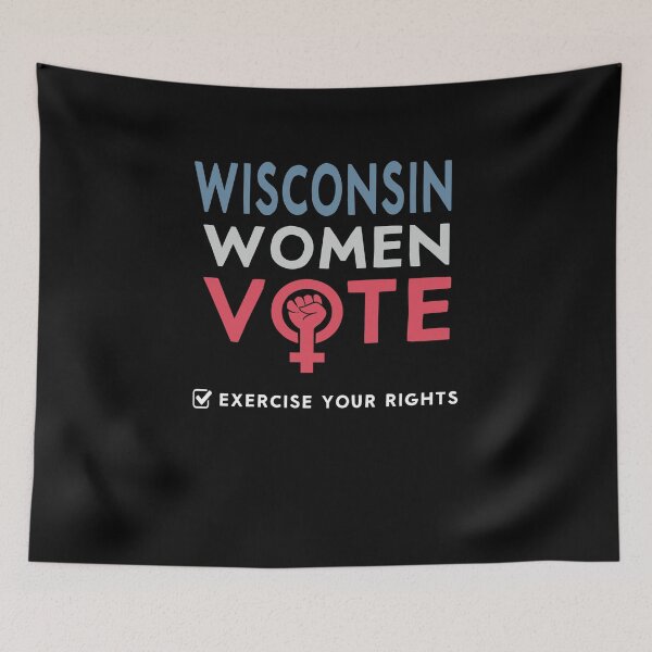 Item preview, Wisconsin Women Vote Voter 2022 Election Feminist Women T-Shirt designed and sold by Merchking1.