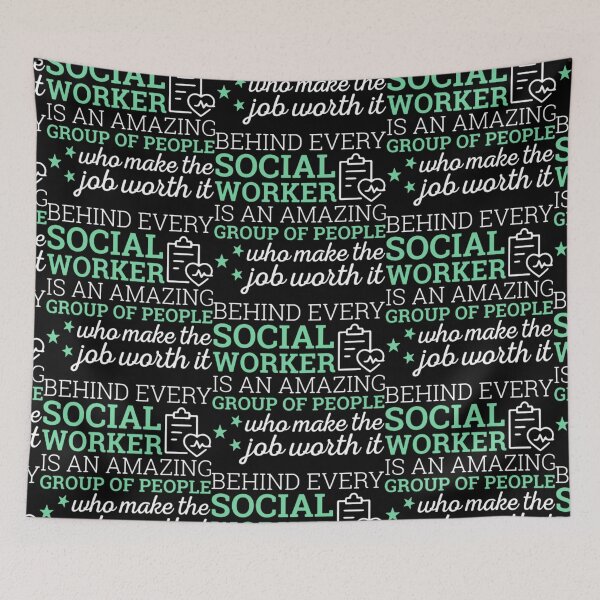 Item preview, Behind Every Social Worker  designed and sold by aryagiri.
