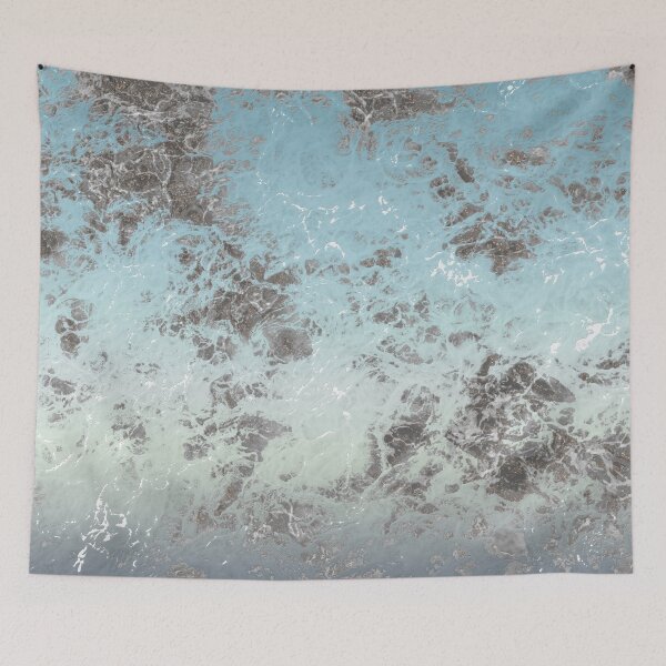 Item preview, Blue gray abstract pattern  designed and sold by fuzzyfox.