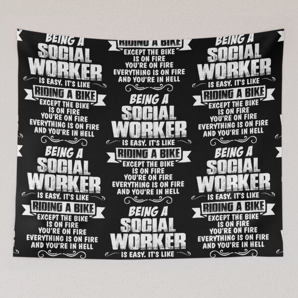 Item preview, Being A Social Worker design designed and sold by aryagiri.