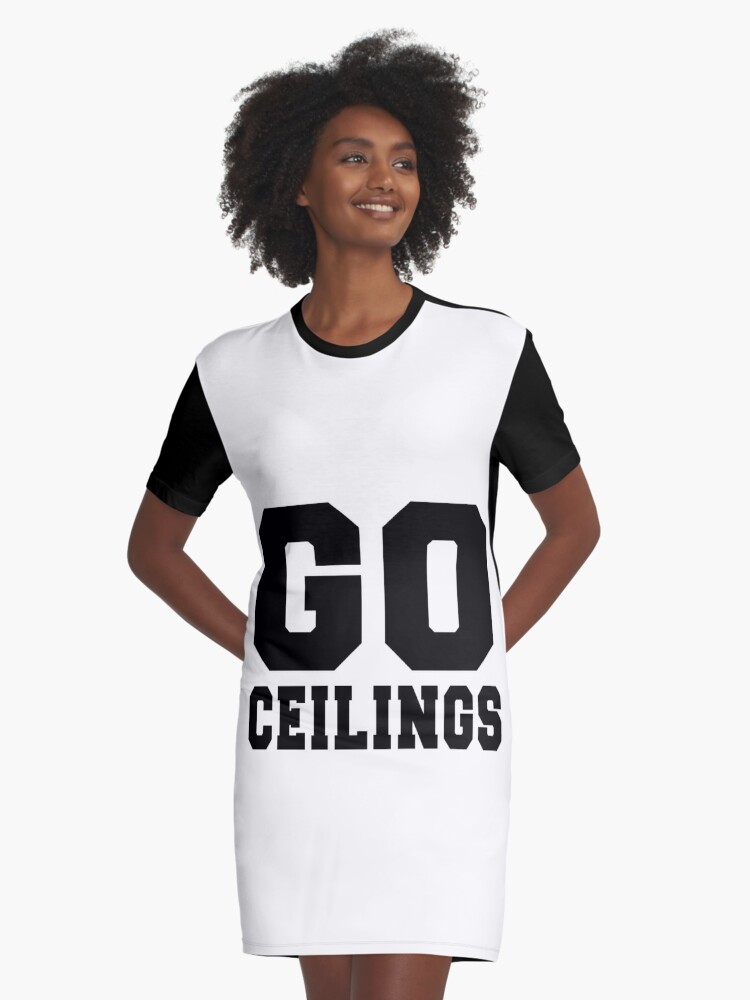 Go Ceilings Ceiling Fan Graphic T Shirt Dress By Mbsgraphics