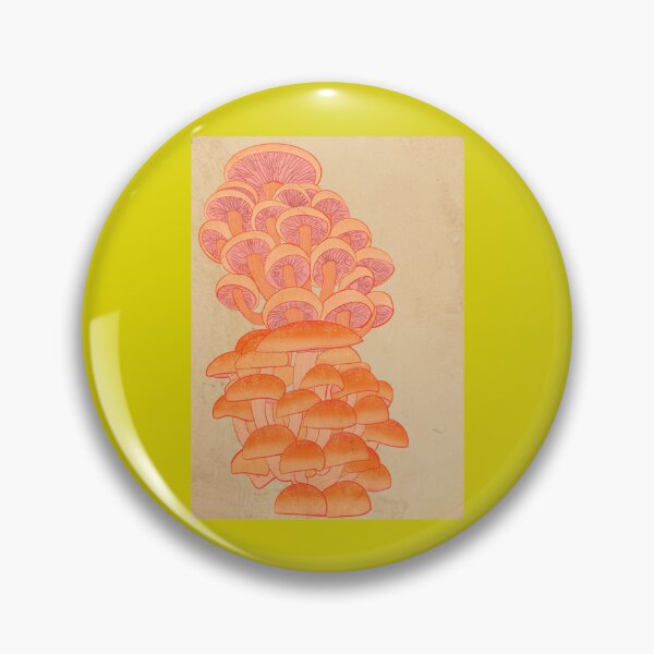 Item preview, Peach Vintage 70s Mushrooms Long  designed and sold by ShayleeLofton.