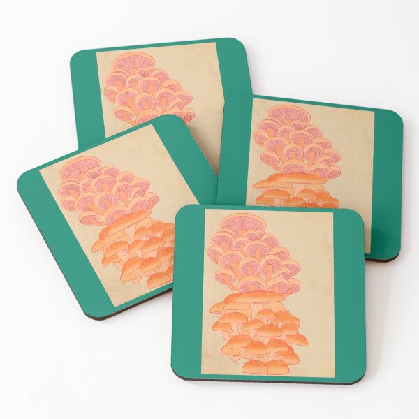 Item preview, Peach Vintage 70s Mushrooms Long  designed and sold by ShayleeLofton.