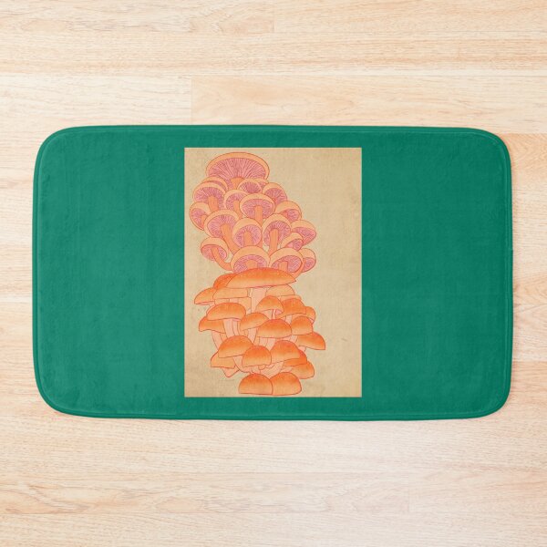 Item preview, Peach Vintage 70s Mushrooms Long  designed and sold by ShayleeLofton.