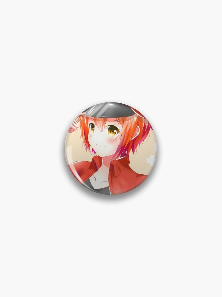 Red Blood Cell Cells At Work Anime girl Waifu Sticker for Sale by  Spacefoxart