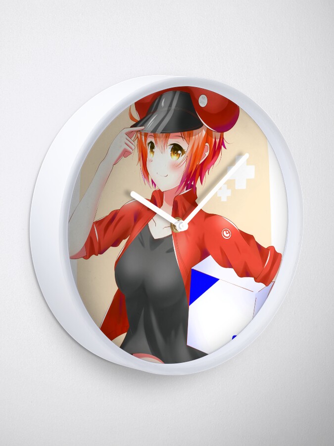 Red Blood Cell Cells At Work Anime girl Waifu Sticker for Sale by  Spacefoxart