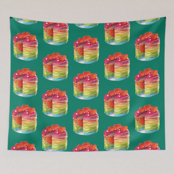 Item preview, Rainbow Crepe Cake   designed and sold by ShayleeLofton.