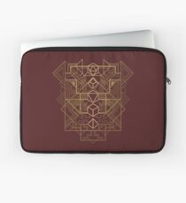 Dice Deco Gold Laptop Sleeve