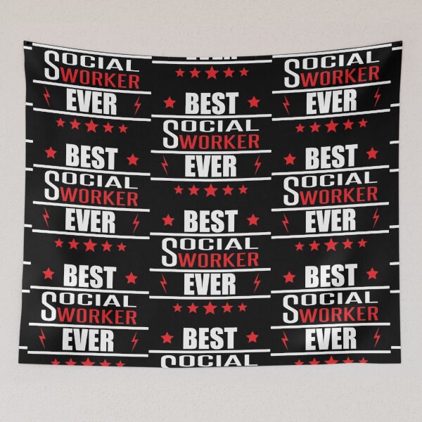 Item preview, Best Social Worker Ever  designed and sold by aryagiri.