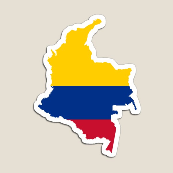 Aperçu de l'œuvre Colombie de la carte créée et vendue par MapsClouds.