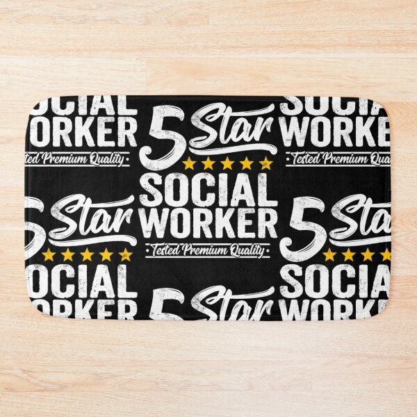 Item preview, Best Social Worker Gift 5 Star Job Workmate  designed and sold by aryagiri.
