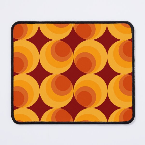 Item preview, seventies burnt orange pattern designed and sold by pauloneill-art.