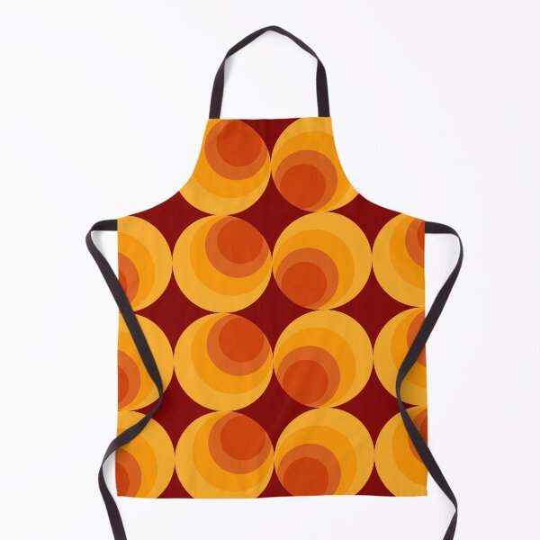 Item preview, seventies burnt orange pattern designed and sold by pauloneill-art.