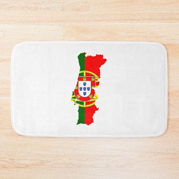 Item preview, Portugal Flag Map  designed and sold by MapsClouds.