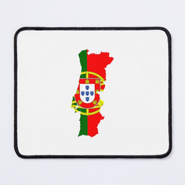 Item preview, Portugal Flag Map  designed and sold by MapsClouds.