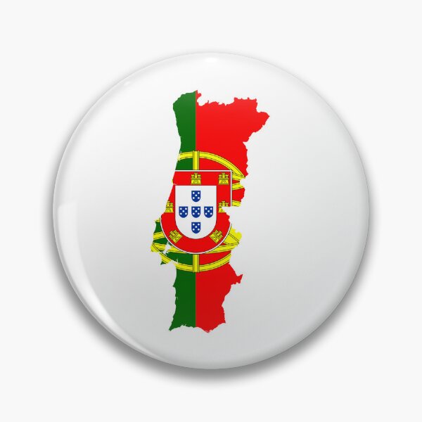 Item preview, Portugal Flag Map  designed and sold by MapsClouds.