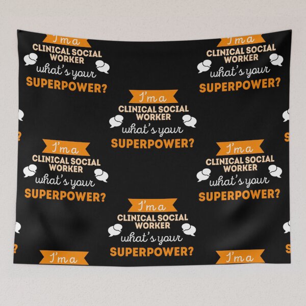 Item preview, Clinical Social Worker Superpower designed and sold by aryagiri.