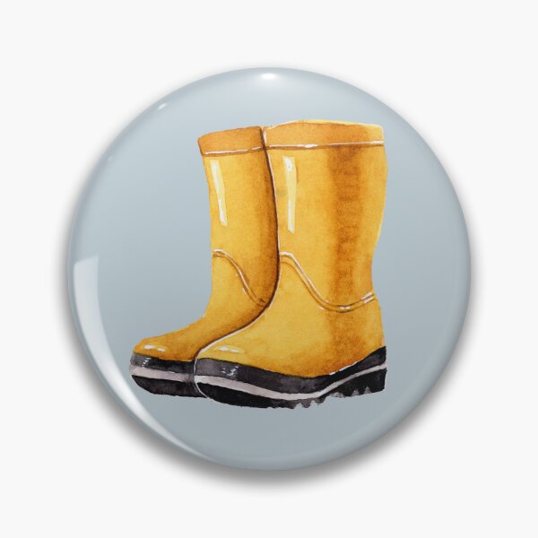 Item preview, Yellow Rain Boots - Watercolour Illustration designed and sold by Pattokarts.