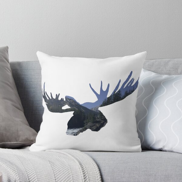 Aperçu de l'œuvre Rocheuses - Elbow Falls Moose Silhouette créée et vendue par middayimages.